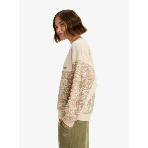 Roxy Gone Wild Block - Colourblock fleece met bedrukt vlak voor Dames