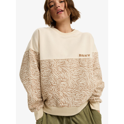 Roxy Gone Wild Block - Colourblock fleece met bedrukt vlak voor Dames