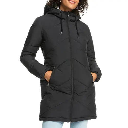 Roxy Better Weather - Lang donsjack met capuchon voor Dames Roxy Better Weather - Lang donsjack met capuchon voor Dames