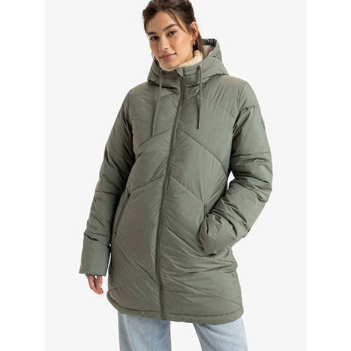 Roxy Better Weather - Lang donsjack met capuchon voor Dames Roxy Better Weather - Lang donsjack met capuchon voor Dames