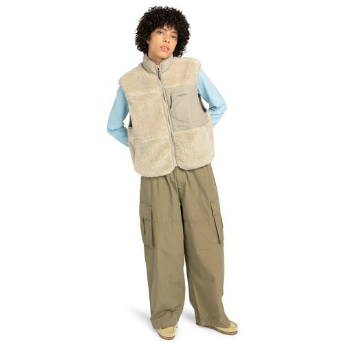 Element Lake Sherpa W - Mouwloze Sherpa Top voor Dames