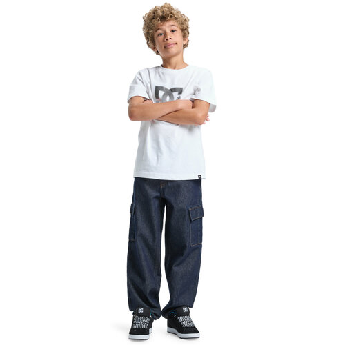 DC Shoes Baggy Cargo Indigo Dye - Denim Broek voor Jongens 8-14 DC Shoes Baggy Cargo Indigo Dye - Denim Broek voor Jongens 8-14