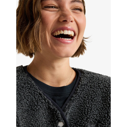 Roxy Iconic Town - Polar fleece top met knoopsluiting voor Dames