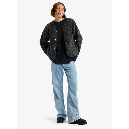 Roxy Iconic Town - Polar fleece top met knoopsluiting voor Dames