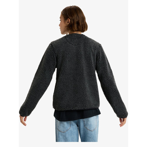 Roxy Iconic Town - Polar fleece top met knoopsluiting voor Dames