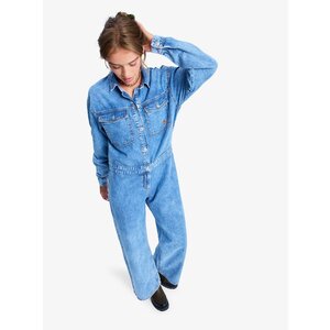Roxy Coastal Weekend - Denim jumpsuit met lange mouw voor Dames