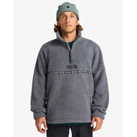 Boundary Tombstone - Fleece met col en korte rits voor Heren