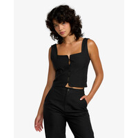 Bonnie - Buttoned Strappy Top voor dames