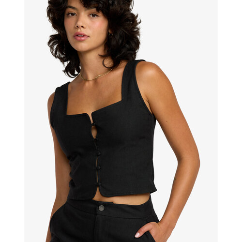 RVCA Bonnie - Buttoned Strappy Top voor dames