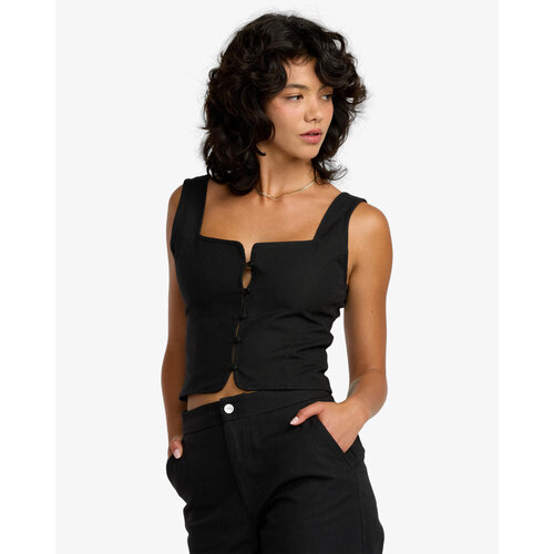 RVCA Bonnie - Buttoned Strappy Top voor dames