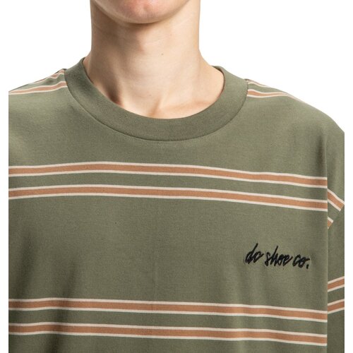 DC Shoes Maximize Stripe - T-shirt met Borstzak en Korte Mouw voor Heren