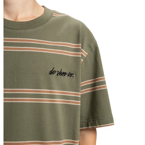 DC Shoes Maximize Stripe - T-shirt met Borstzak en Korte Mouw voor Heren