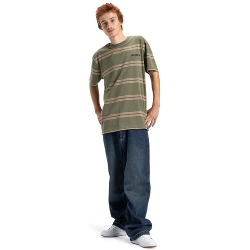DC Shoes Maximize Stripe - T-shirt met Borstzak en Korte Mouw voor Heren
