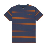 Maximize Stripe - T-shirt met Borstzak en Korte Mouw voor Heren