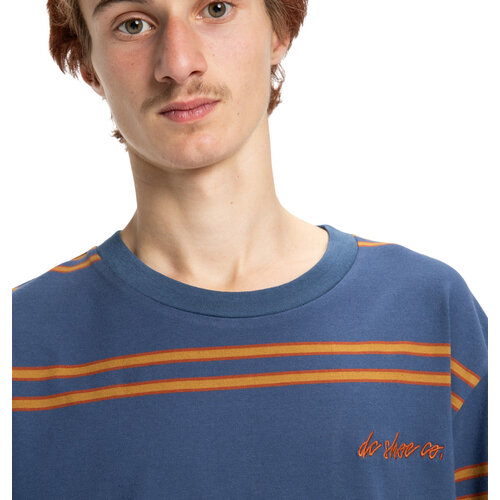 DC Shoes Maximize Stripe - T-shirt met Borstzak en Korte Mouw voor Heren