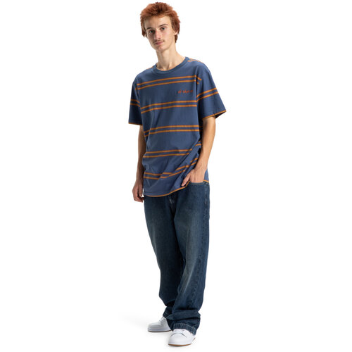 DC Shoes Maximize Stripe - T-shirt met Borstzak en Korte Mouw voor Heren