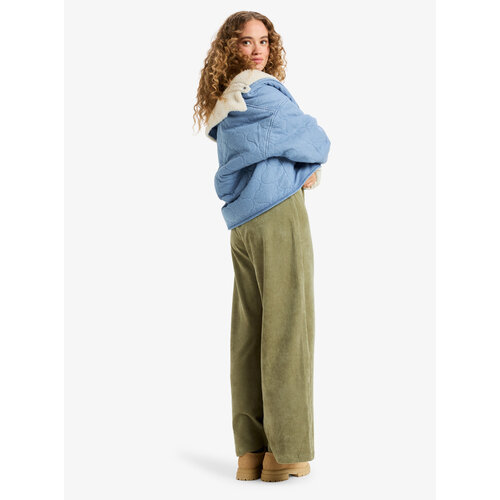 Roxy Not So Basic - Denim Jack met Sherpa-voering voor Dames