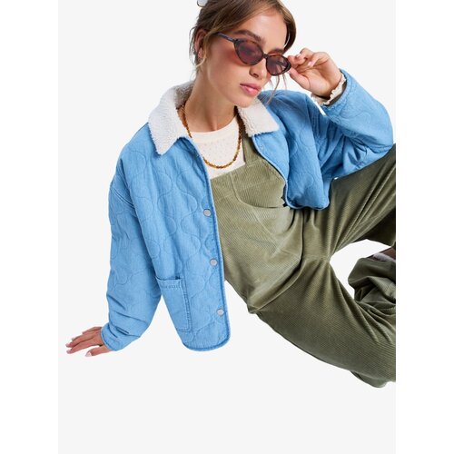 Roxy Not So Basic - Denim Jack met Sherpa-voering voor Dames