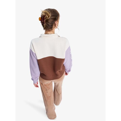 Roxy View Point Block - Colourblock fleece met halve rits voor Dames