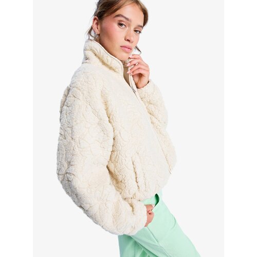 Roxy Blurry Cloud - Relaxed fleece met rits voor Dames