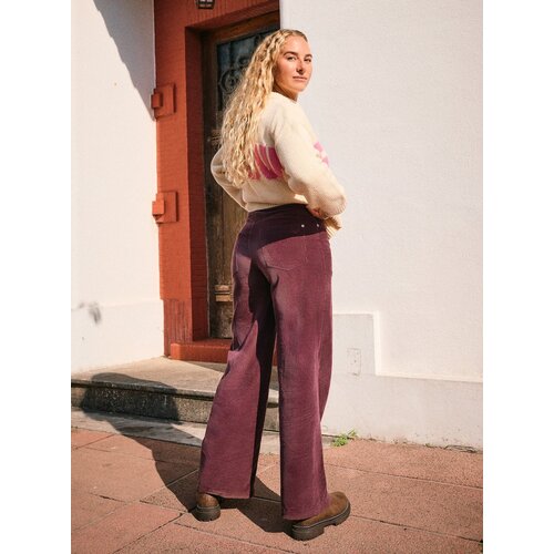 Roxy Surf On Cloud Cord - Corduroy Broek met Wijde Pijpen voor Dames