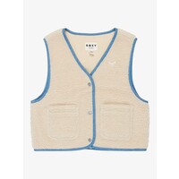 Simply Lucky - Dubbelzijdig kort denim jack met sherpavoering voor Meisjes 4-12