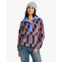 Switchback - Fleece Sweater met Col voor Dames