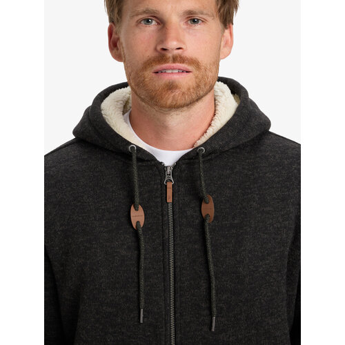 Quiksilver Keller Sherpa - Sherpa hoodie met ritssluiting voor Heren