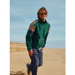 Quiksilver Clean Coast Block - Fleece met Rits voor Heren