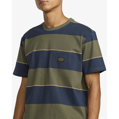 RVCA Dayshift Stripe - Korte mouw t-shirt voor heren RVCA Dayshift Stripe - Korte mouw t-shirt voor heren