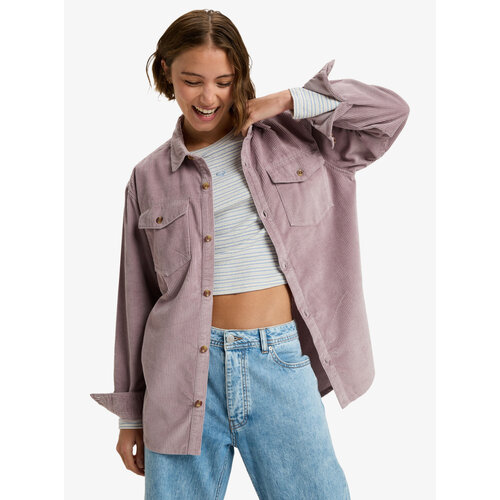 Roxy Let It Go Cord - Rib blouse  met Lange Mouwen voor Dames