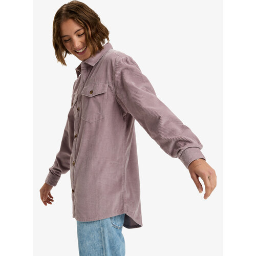 Roxy Let It Go Cord - Rib blouse met Lange Mouwen voor Dames Roxy Let It Go Cord - Rib blouse met Lange Mouwen voor Dames