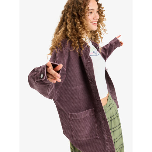 Roxy Kick Back Washed - Corduroy Jack met knoopsluiting voor Dames Roxy Kick Back Washed - Corduroy Jack met knoopsluiting voor Dames