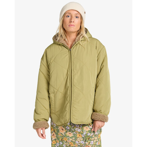 Billabong Oceanside - Dubbelzijdig jack met capuchon voor Dames Billabong Oceanside - Dubbelzijdig jack met capuchon voor Dames
