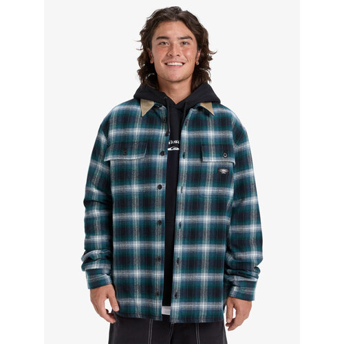 Quiksilver Mercury Desert Shadow Check - Overhemd met Lange Mouwen voor Heren Quiksilver Mercury Desert Shadow Check - Overhemd met Lange Mouwen voor Heren