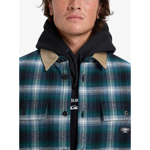 Quiksilver Mercury Desert Shadow Check - Overhemd met Lange Mouwen voor Heren Quiksilver Mercury Desert Shadow Check - Overhemd met Lange Mouwen voor Heren