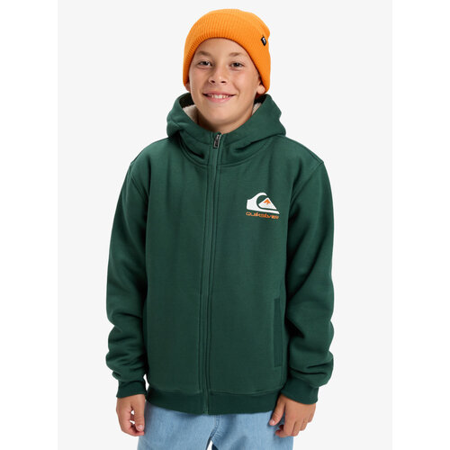 Quiksilver Fleece Sherpa - Hoodie met Rits over de hele lengte voor Jongens 8-14 Quiksilver Fleece Sherpa - Hoodie met Rits over de hele lengte voor Jongens 8-14