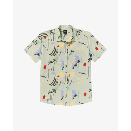 RVCA Craft - Korte mouw overhemd voor heren