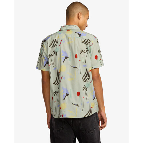 RVCA Craft - Korte mouw overhemd voor heren