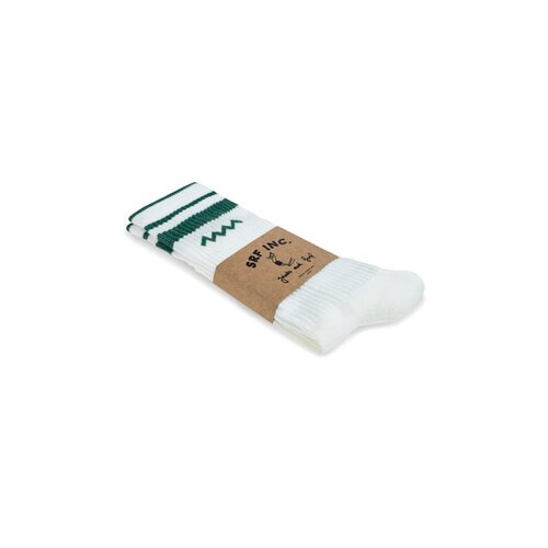 Surf Inc Joints And Surf Socks - Vintage White - Green Stripes Surf Inc Joints And Surf Socks - Vintage White - Green Stripes