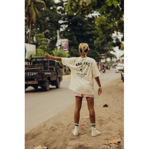 Surf Inc Joints And Surf Socks - Vintage White - Green Stripes Surf Inc Joints And Surf Socks - Vintage White - Green Stripes