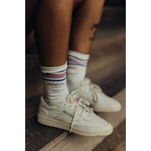 Surf Inc Wave Tiger Socks - Vintage White Surf Inc Wave Tiger Socks - Vintage White