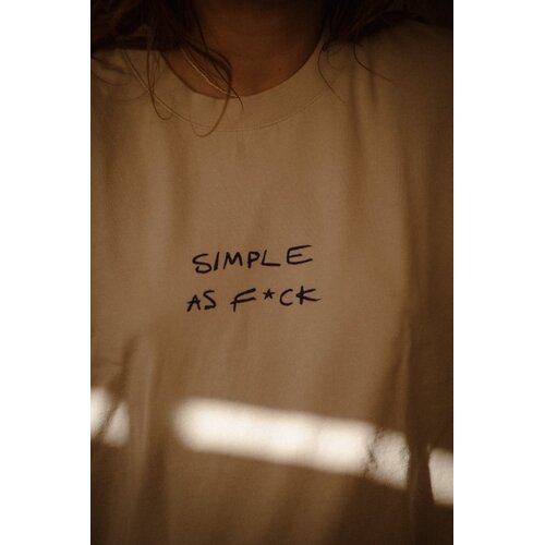 Surf Inc SIMPLE AS F*CK - DIRTY WHITE