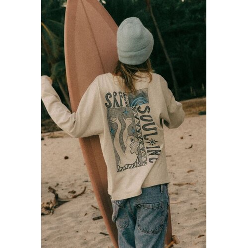 Surf Inc WMN Soulinc Longsleeve - Dirty White Surf Inc WMN Soulinc Longsleeve - Dirty White