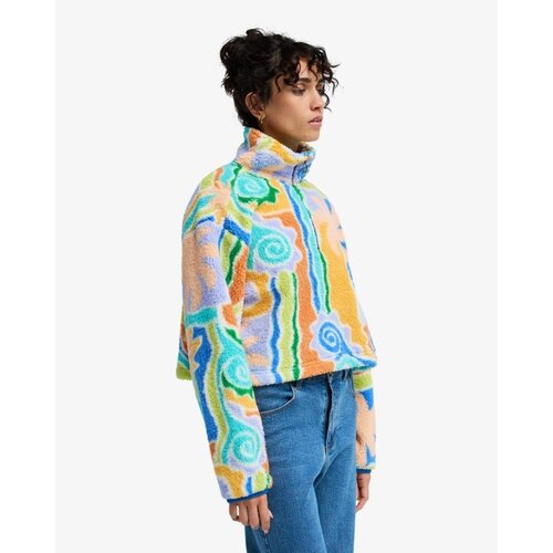 Billabong Holiday Cropped - Fleece met Halve Rits voor Dames