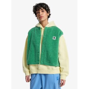 Quiksilver Cropped - Mouwloze sherpa top voor Dames