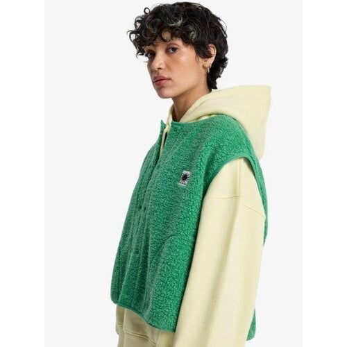 Quiksilver Cropped - Mouwloze sherpa top voor Dames