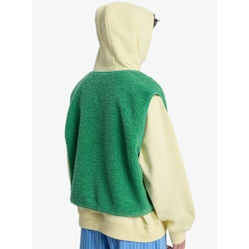 Quiksilver Cropped - Mouwloze sherpa top voor Dames