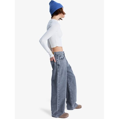 Roxy Laidback Low Lava - Denim jeans met loose fit voor Dames