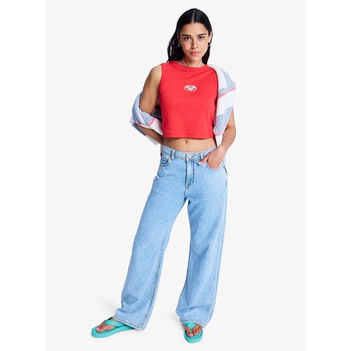 Roxy Dawn Patrol Mid Sunbleached - Denim jeans met loose fit voor Dames